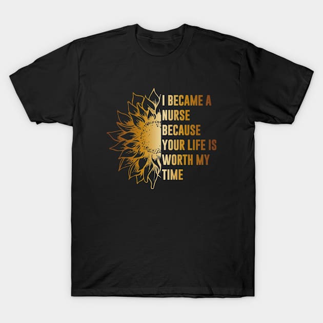 I became a nurse T-Shirt by anema